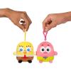 imageTeeTurtle Spongebob Squarepants and Patrick Star Plushmates Besties Keychain Set  Officially Licensed Novelty ClipOn Plush with Magnetic Hands