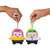 imageTeeTurtle The Fairly OddParents Cosmo and Wanda Plushmates Besties Keychain Set  Officially Licensed Nickelodeon Novelty ClipOn Plush with Magnetic Hands
