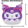 imageTeeturtle My Melody and Kuromi Anniversary Edition Reversible 6quot Plushie  Pink and Purple  Cute Kawaii Soft Stuffed Animal