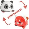 imageTeeTurtle  Original Reversible Panda Plushie  Red  Panda Cute Sensory Fidget Stuffed Animal