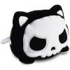 imageTeeTurtle  The Original Reversible Cat Plushie  Tuxedo  Cute Sensory Fidget Stuffed Animals That Show Your MoodSkeleton Glow