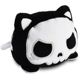 imageTeeTurtle  The Original Reversible Cat Plushie  Tuxedo  Cute Sensory Fidget Stuffed Animals That Show Your MoodSkeleton Glow