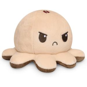 imageTeeTurtle  The Original Reversible Octopus Plushie  Purple Polka Dot  Shimmer  Cute Sensory Fidget Stuffed Animals That Show Your MoodCoffee  Cream