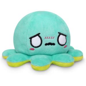 imageTeeTurtle  The Original Reversible Octopus Plushie  Purple Polka Dot  Shimmer  Cute Sensory Fidget Stuffed Animals That Show Your MoodHappy Green  Worried Aqua