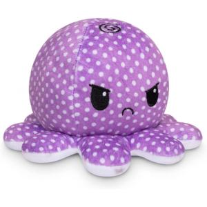 imageTeeTurtle  The Original Reversible Octopus Plushie  Purple Polka Dot  Shimmer  Cute Sensory Fidget Stuffed Animals That Show Your MoodPolka Dot  Stars