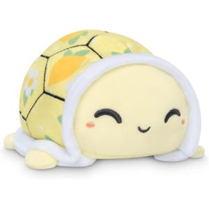 imageTeeTurtle  The Original Reversible Turtle Plushie  Green  Cute Sensory Fidget Stuffed Animals That Show Your Mood 4 inchLemons  Flowers