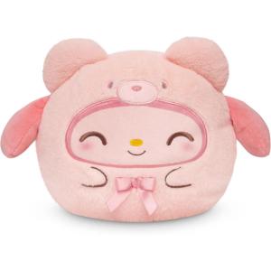 imageTeeturtle Kuromi Teddy Bear Reversible 6quot Plushie  Officially Licensed Sanrio  Cute Kawaii Soft Stuffed AnimalMy Melody