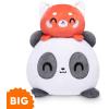 imageTeeTurtle  Original Reversible Big Octopus Plushie  Pink  Blue  Huggable and Soft Sensory Fidget Toy Stuffed Animals That Show Your Mood  Gift for Kids and AdultsBig Panda  Small Red Panda