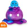 imageTeeTurtle  Original Reversible Big Octopus Plushie  Pink  Blue  Huggable and Soft Sensory Fidget Toy Stuffed Animals That Show Your Mood  Gift for Kids and AdultsBlue Gradient  Galaxy Octopus