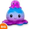 imageTeeTurtle  Original Reversible Big Octopus Plushie  Pink  Blue  Huggable and Soft Sensory Fidget Toy Stuffed Animals That Show Your Mood  Gift for Kids and AdultsBlue Gradient  Galaxy Octopus