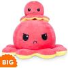 imageTeeTurtle  Original Reversible Big Octopus Plushie  Pink  Blue  Huggable and Soft Sensory Fidget Toy Stuffed Animals That Show Your Mood  Gift for Kids and AdultsRed  Yellow Octopus