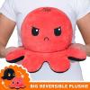 imageTeeTurtle  Original Reversible Big Octopus Plushie  Pink  Blue  Huggable and Soft Sensory Fidget Toy Stuffed Animals That Show Your Mood  Gift for Kids and AdultsAngry  Rage Octopus