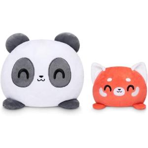 imageTeeTurtle  Original Reversible Big Octopus Plushie  Pink  Blue  Huggable and Soft Sensory Fidget Toy Stuffed Animals That Show Your Mood  Gift for Kids and AdultsBig Panda  Small Red Panda