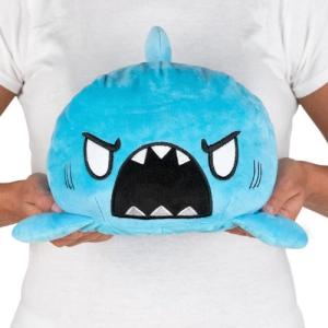 imageTeeTurtle  Original Reversible Big Octopus Plushie  Pink  Blue  Huggable and Soft Sensory Fidget Toy Stuffed Animals That Show Your Mood  Gift for Kids and AdultsBlue Shark
