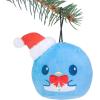 imageTeeTurtle 3quot Plushie Gingerbread Cat Holiday Ornament  Cute Kawaii Festive Stuffed Animals to Celebrate The HolidaysSanta Penguin
