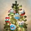 imageTeeTurtle 3quot Plushie Gingerbread Cat Holiday Ornament  Cute Kawaii Festive Stuffed Animals to Celebrate The HolidaysSanta Penguin