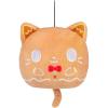 imageTeeTurtle 3quot Plushie Gingerbread Cat Holiday Ornament  Cute Kawaii Festive Stuffed Animals to Celebrate The HolidaysGingerbread Cat