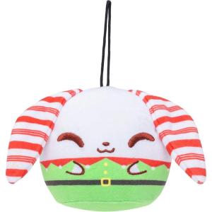 imageTeeTurtle 3quot Plushie Gingerbread Cat Holiday Ornament  Cute Kawaii Festive Stuffed Animals to Celebrate The HolidaysElf Bunny