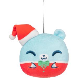 imageTeeTurtle 3quot Plushie Gingerbread Cat Holiday Ornament  Cute Kawaii Festive Stuffed Animals to Celebrate The HolidaysSanta Bear