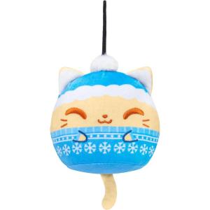 imageTeeTurtle 3quot Plushie Gingerbread Cat Holiday Ornament  Cute Kawaii Festive Stuffed Animals to Celebrate The HolidaysSweater Cat
