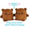imageTeeTurtle  Plushmates  Magnetic Reversible Plushies that hold hands when happy  Black Cat  Huggable and Soft Sensory Fidget Toy Stuffed Animals That Show Your Mood  Gift for Kids and AdultsBrown Otter