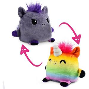 imageTeeTurtle  Plushmates  Magnetic Reversible Plushies that hold hands when happy  Black Cat  Huggable and Soft Sensory Fidget Toy Stuffed Animals That Show Your Mood  Gift for Kids and AdultsHorse  Unicorn