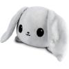imageTeeTurtle  The Original Reversible Bunny Plushie  Pink Floral Ears  Cute Sensory Fidget Stuffed Animals That Show Your Mood 4 InchGray  White Bunny