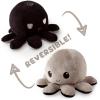 imageTeeTurtle  The Original Reversible Octopus Plushie  Lemon  Lime  Cute Sensory Fidget Stuffed Animals That Show Your MoodBlack  Gray