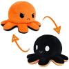 imageTeeTurtle  The Original Reversible Octopus Plushie  Lemon  Lime  Cute Sensory Fidget Stuffed Animals That Show Your MoodBlack  Orange