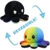 imageTeeTurtle  The Original Reversible Octopus Plushie  Lemon  Lime  Cute Sensory Fidget Stuffed Animals That Show Your MoodBlack  Rainbow