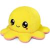 imageTeeTurtle  The Original Reversible Octopus Plushie  Lemon  Lime  Cute Sensory Fidget Stuffed Animals That Show Your MoodHappy Yellow  Worried Pink