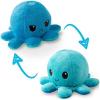 imageTeeTurtle  The Original Reversible Octopus Plushie  Lemon  Lime  Cute Sensory Fidget Stuffed Animals That Show Your MoodLight Blue  Dark Blue