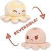 imageTeeTurtle  The Original Reversible Octopus Plushie  Lemon  Lime  Cute Sensory Fidget Stuffed Animals That Show Your MoodTan Plaid  Peach