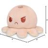 imageTeeTurtle  The Original Reversible Octopus Plushie  Lemon  Lime  Cute Sensory Fidget Stuffed Animals That Show Your MoodTan Plaid  Peach
