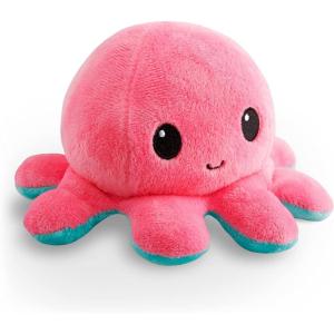 imageTeeTurtle  The Original Reversible Octopus Plushie  Lemon  Lime  Cute Sensory Fidget Stuffed Animals That Show Your MoodLight Pink  Light Blue