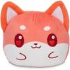 image:imageTeeTurtle Shiba Inu Valentines Day Present Reversible Plushie  4Inch TwoSided Flip Plush Toy with Embroidered Details  Cute Mini Collectible Plush for Kids Teens and Adults