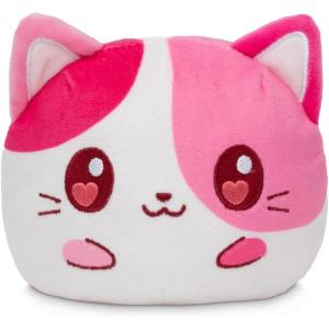 image:imageTeeTurtle Cat Valentines Day Present Reversible Plushie  4Inch TwoSided Flip Plush Toy with Embroidered Details  Cute Mini Collectible Plush for Kids Teens and Adults