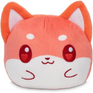 image:imageTeeTurtle Shiba Inu Valentines Day Present Reversible Plushie  4Inch TwoSided Flip Plush Toy with Embroidered Details  Cute Mini Collectible Plush for Kids Teens and Adults