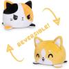 image:imageTeeTurtle Reversible Cat  Dog Plushie 4Inch Corgi  Calico TwoSided Flip Plush Toy with Embroidered Details  Cute Mini Collectible Plush for Kids Teens and Adults
