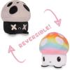 image:imageTeeTurtle The Original Reversible Mushroom Plushie Patented Design Sensory Fidget Toy for Stress Relief Happy  Worried Orange  Blue Show Your Mood Without Saying a WordRainbow  Gray