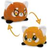 image:imageTeeTurtle  The Original Reversible Red Panda Plushie  Orange  Cute Sensory Fidget Stuffed Animals That Show Your Mood 35 inch