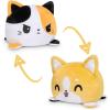 image:imageTeeTurtle Reversible Cat  Dog Plushie 4Inch Corgi  Calico TwoSided Flip Plush Toy with Embroidered Details  Cute Mini Collectible Plush for Kids Teens and Adults