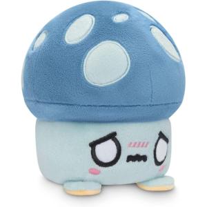 image:imageTeeTurtle The Original Reversible Mushroom Plushie Patented Design Sensory Fidget Toy for Stress Relief Happy  Worried Orange  Blue Show Your Mood Without Saying a WordBlue  Orange
