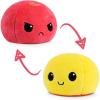 image:imageTeeTurtle  The Original Reversible Ball Plushie  Fuzzy Rainbow TieDye  Cute Sensory Fidget Stuffed Animals That Show Your MoodRed  Yellow Ball