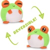 image:imageTeeTurtle Reversible Frog Plushie 4Inch Strawberry TwoSided Flip Plush Toy with Embroidered Details  Cute Mini Collectible Plush for Kids Teens and AdultsTree Frog