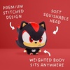 image:imageTeeTurtle Shadow the Hedgehog 5 Sonic the Hedgehog Cloudheads Plushie  Cute Weighted Soft Stuffed Officially Licensed Sega Stuffed AnimalShadow the Hedgehog