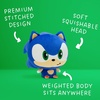 image:imageTeeTurtle Shadow the Hedgehog 5 Sonic the Hedgehog Cloudheads Plushie  Cute Weighted Soft Stuffed Officially Licensed Sega Stuffed AnimalSonic the Hedgehog