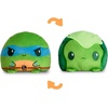 image:imageTeeTurtle Teenage Mutant Ninja Turtles Leonardo  Ooze Baby Turtle Reversible Plushie 4inch Flip Plush Toy with Embroidered Details  Cute Mini Collectible Plush for Kids Teens and Adults