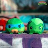 image:imageTeeTurtle Teenage Mutant Ninja Turtles Leonardo  Ooze Baby Turtle Reversible Plushie 4inch Flip Plush Toy with Embroidered Details  Cute Mini Collectible Plush for Kids Teens and Adults