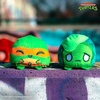 image:imageTeeTurtle Teenage Mutant Ninja Turtles Michelangelo  Ooze Baby Turtle Reversible Plushie 4inch Flip Plush Toy with Embroidered Details  Cute Mini Collectible Plush for Kids Teens and Adults